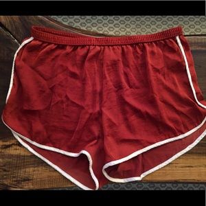 Aerie red/burgundy shorts